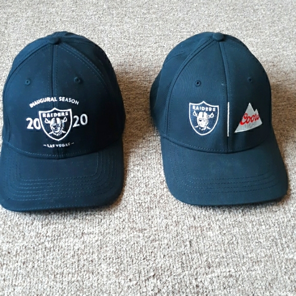 Mens Raiders Coors Light Baseball Hat 2 
